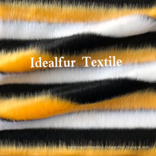 Jacquard Four-Colour Synthetic Fur/ Imitation Faux Fur